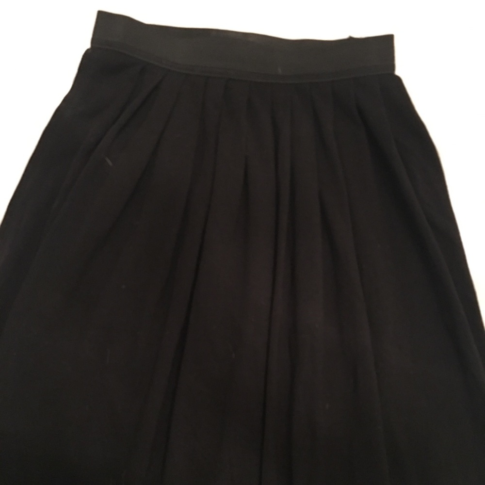 Black Maxi Skirt With High Slit